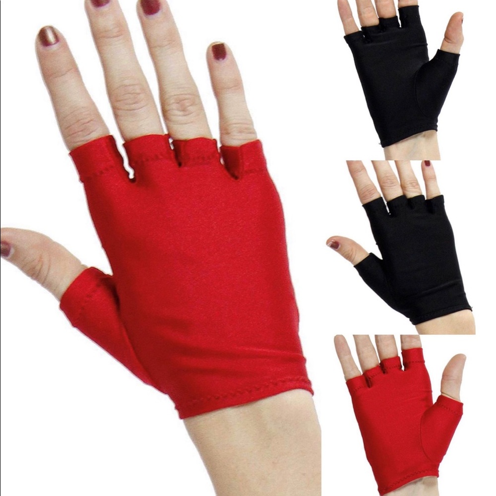 Half Finger Stretch Wrist Length Gloves